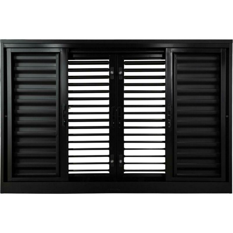 VENEZIANA 6 FOLHAS - 2 FIXAS - CRV Portas e Janelas